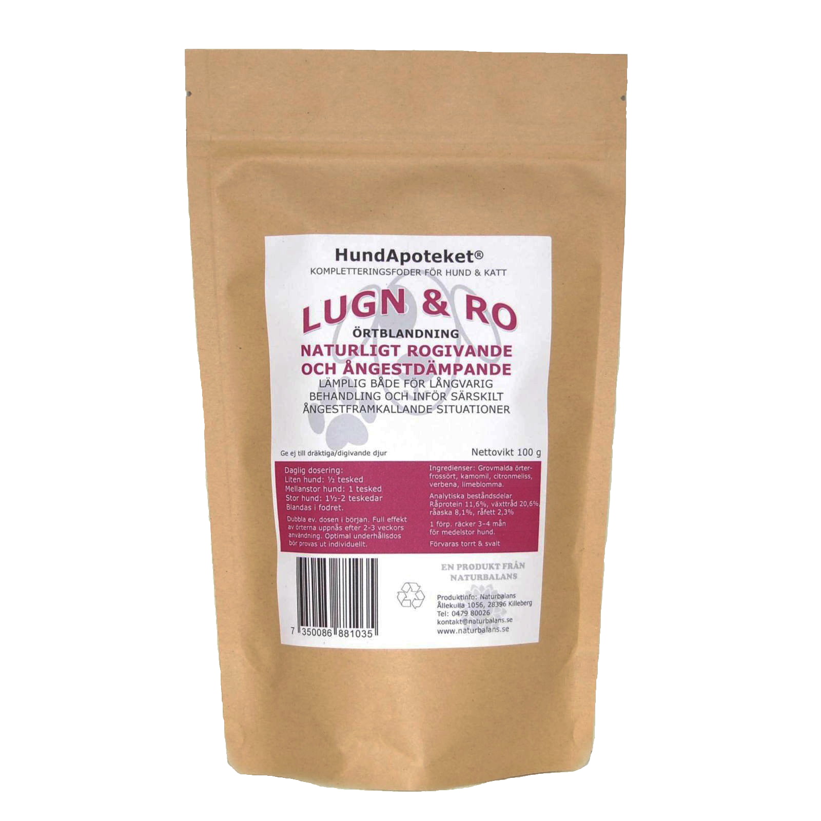 HundApoteket Lugn & Ro