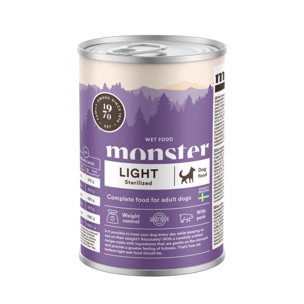 Monster Pet Food - Light/Sterilized