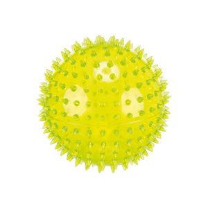 Igelkottsboll för hund i limegrön färg