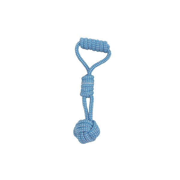 Party Pets Rope Toy blå hundleksak