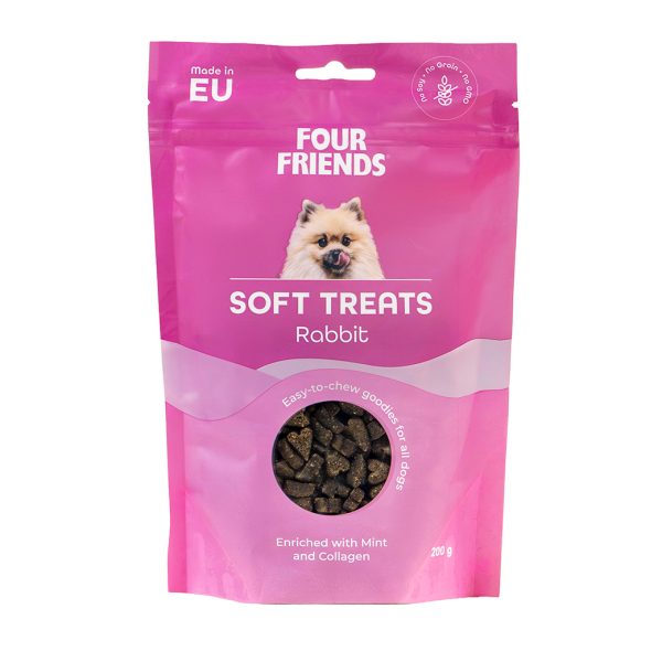 Four Friends Soft Treats Rabbit är mjukt hundgodis