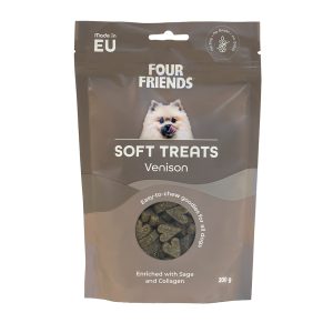 Four Friends Soft Treats venison Àr mjukt hundgodis för hundar